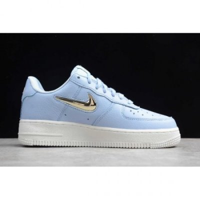 Nike Air Force 1 Low Full Grain Leather Mavi Kaykay Ayakkabı Türkiye - DAT986EV